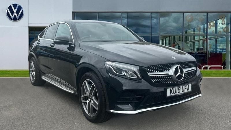 Black Used 2019 Mercedes GLC250 AMG Line Premium Coupe | £26,107 (A bit pricey) - Image 1/4