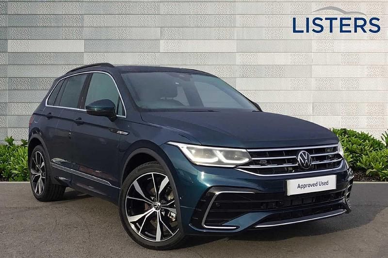 Used VW Tiguan R-line 150 HP (110 kW) 2023 Nightshade blue SUV