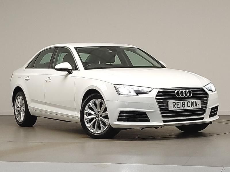 White Used 2018 Audi A4 Comfort Sedan | £9,998 (Good price) - Image 1/4