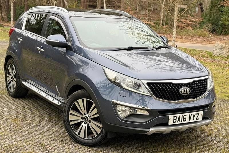 Used Kia Sportage 114 HP (83 kW) 2016 Blue SUV