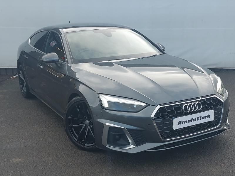 Grey Used 2020 Audi A5 S-Line Hatchback | £20,998 (Fair price) - Image 1/4