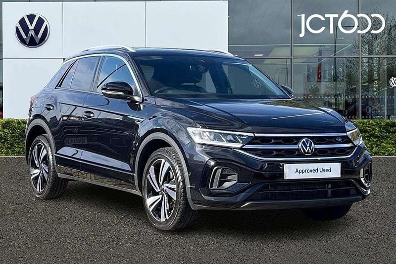 Black Used 2023 VW T-Roc R-line SUV | £25,168 (Fair price) - Image 1/4