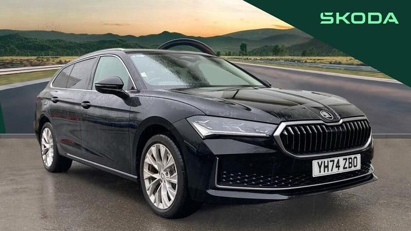 Black Used 2024 Skoda Superb SE L Estate | £29,764 (Fair price) - Image 1/3