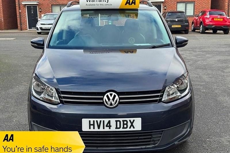 Used VW Touran S 105 HP (77 kW) 2014 Blue MPV
