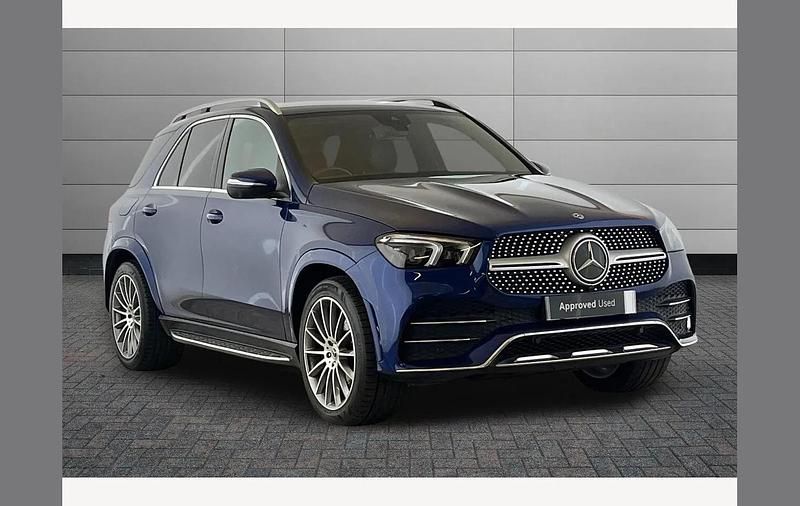 Used Mercedes GLE300 AMG Line Premium 241 HP (177 kW) 2020 Blue SUV