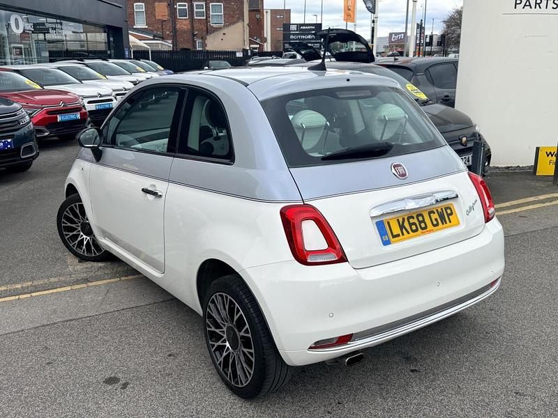 Used Fiat 500 Collezione 69 HP (50 kW) 2018 White Hatchback