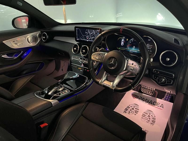 Used Mercedes C43 AMG Premium Plus 390 HP (286 kW) 2018 Blue Coupe