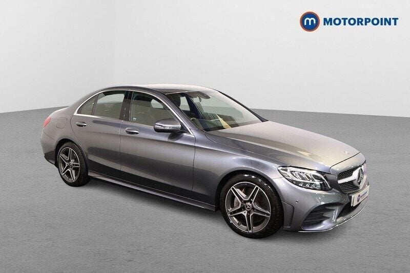 Grey Used 2019 Mercedes C300 AMG line Sedan | £18,649 (Good price) - Image 1/4