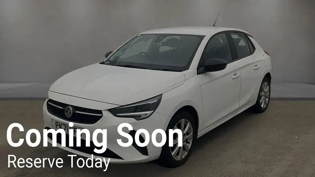 Begagnad Vauxhall Corsa 75 HK (55 kW) 2021 Vit Halvkombi
