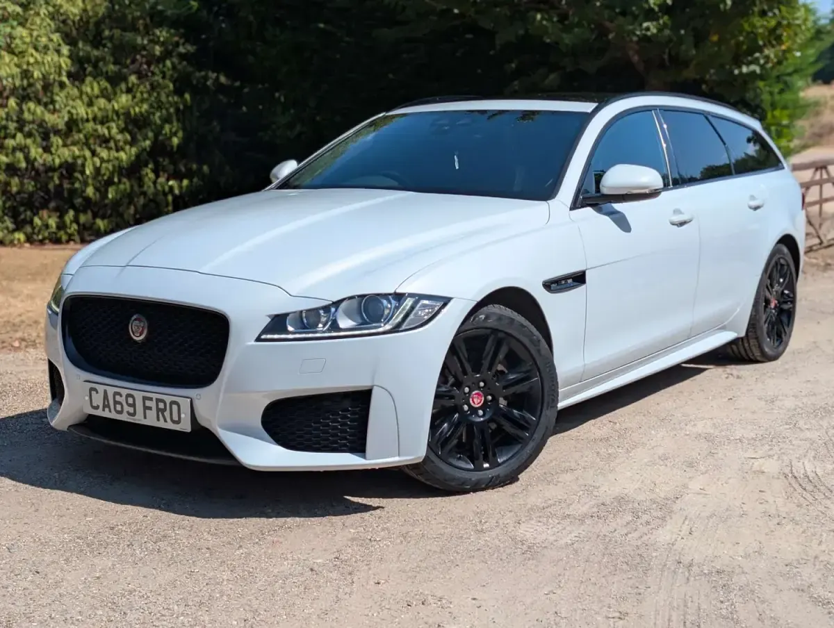 Used Jaguar XF Chequered Flag 2020 White Estate
