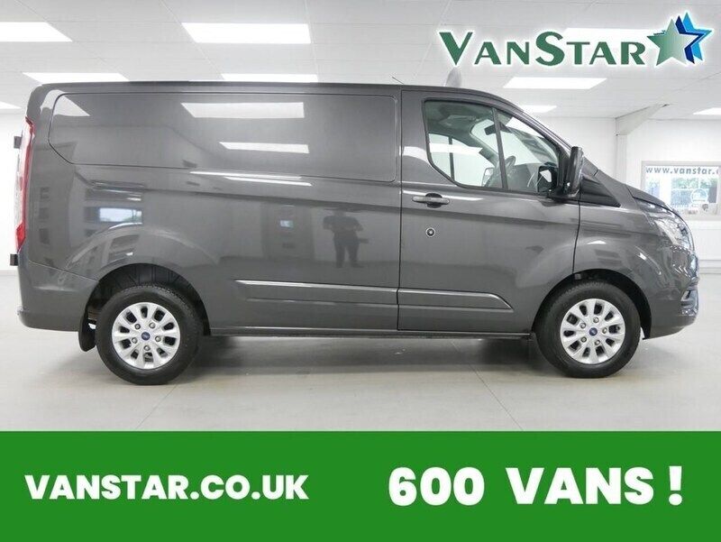 Grey Used 2022 Ford Transit Custom Limited Van | £21,189 (Expensive) - Image 1/4