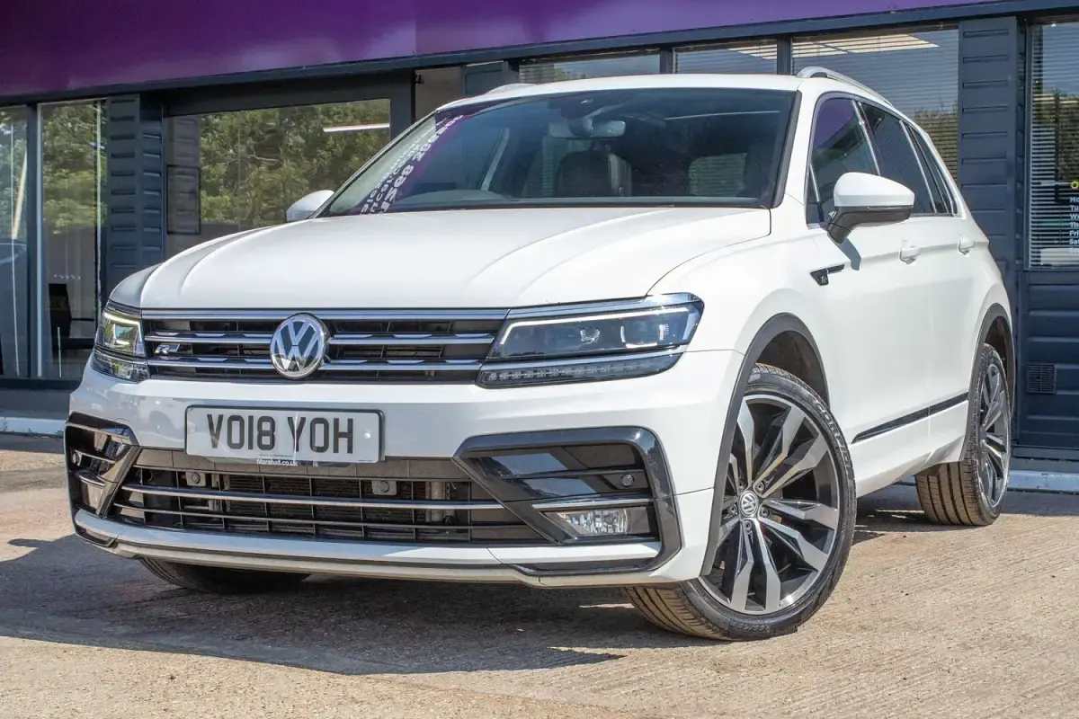 Used VW Tiguan R-line 240 HP (176 kW) 2018 White SUV