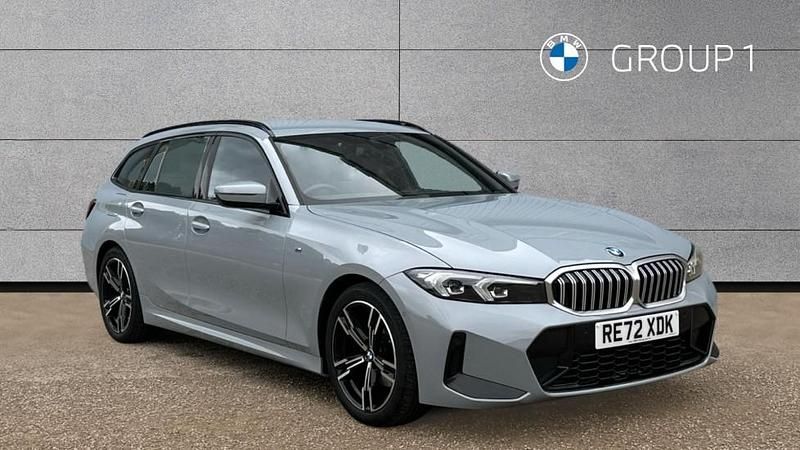 Grey Used 2022 BMW 320 M Sport Estate | £27,995 (A bit pricey) - Image 1/4