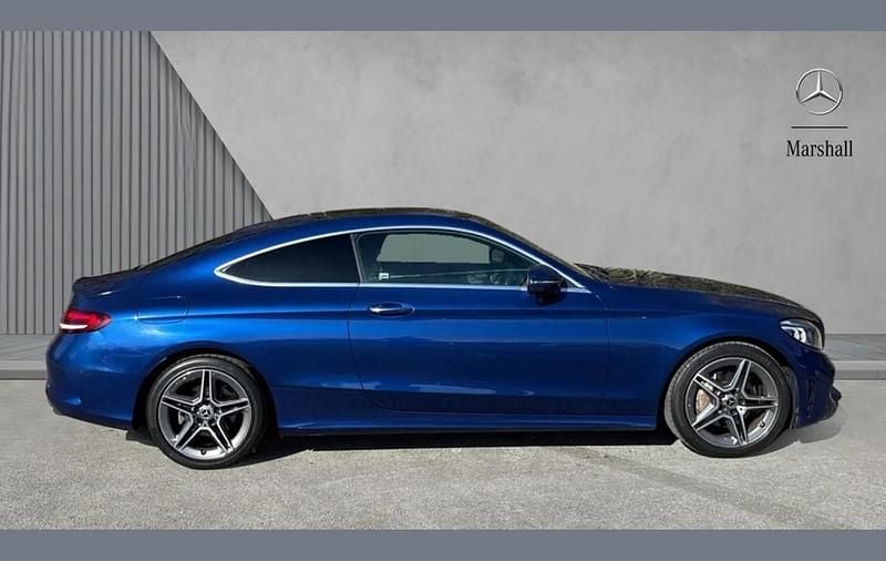 Used Mercedes C200 Premium Plus 184 HP (135 kW) 2018 Blue  Coupe