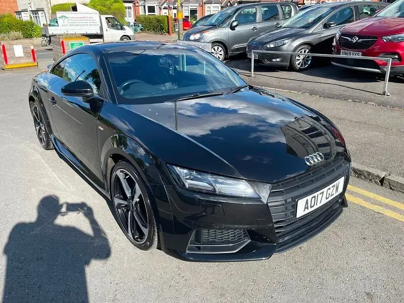 Used Audi TT Black Edition 184 HP (135 kW) 2017 Black Coupe