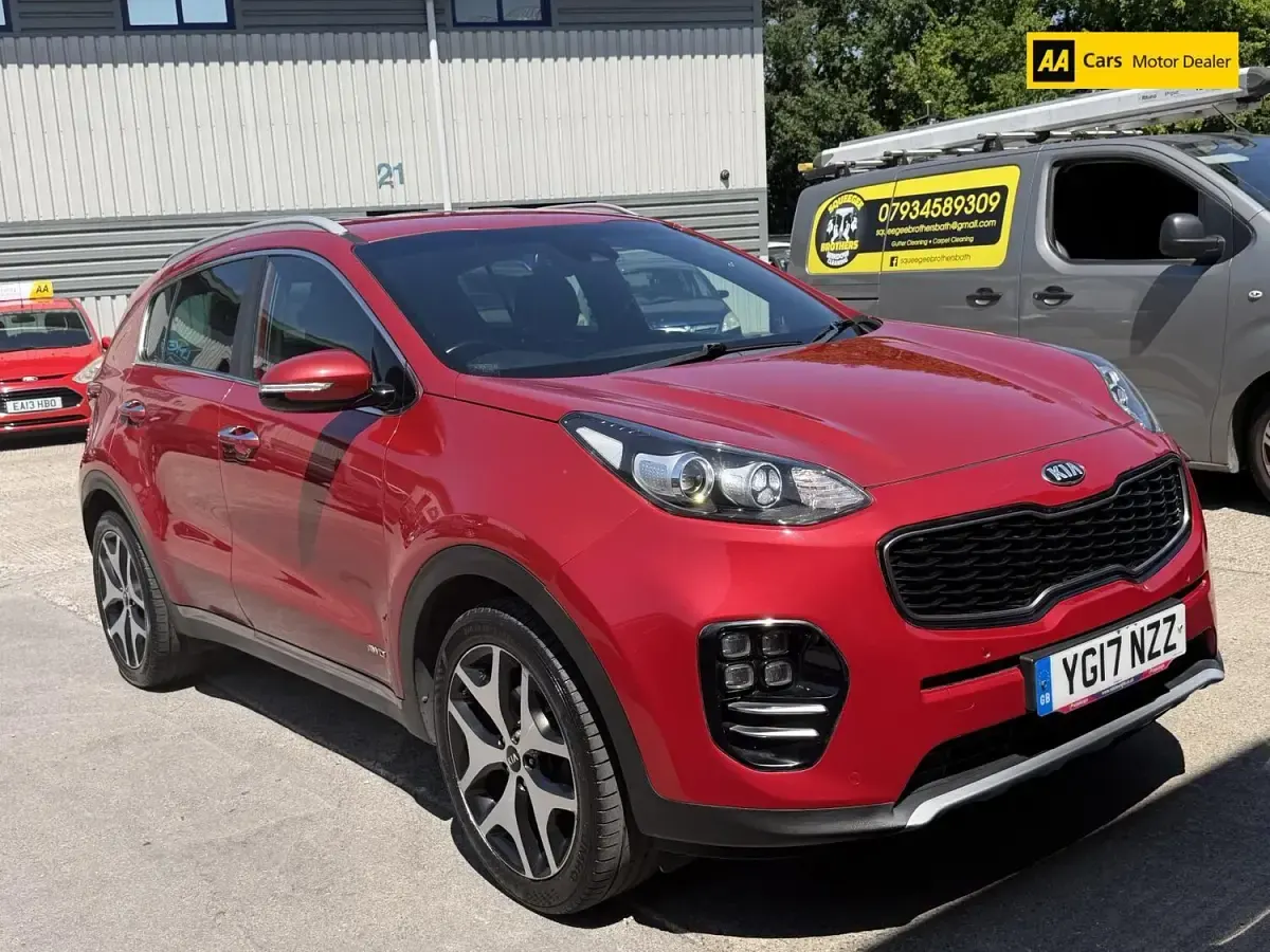 Used Kia Sportage GT-Line 134 HP (98 kW) 2017 Red SUV