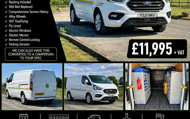 Used Ford Transit Custom Limited 131 HP (96 kW) 2023 Van