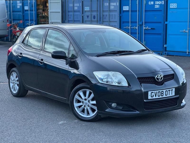 Used Toyota Auris 124 HP (91 kW) 2008 Black Hatchback