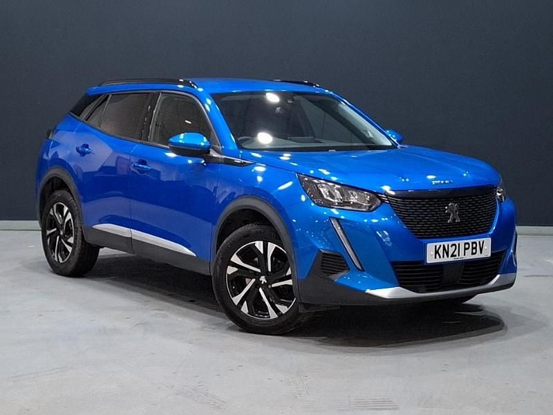 Blue Used 2021 Peugeot 2008 Allure SUV | £11,698 (Fair price) - Image 1/4