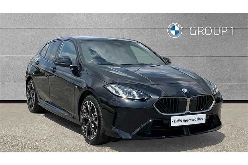 Black sapphire metallic paint Used 2024 BMW 120 M Sport Hatchback | £27,350 (Good price) - Image 1/4