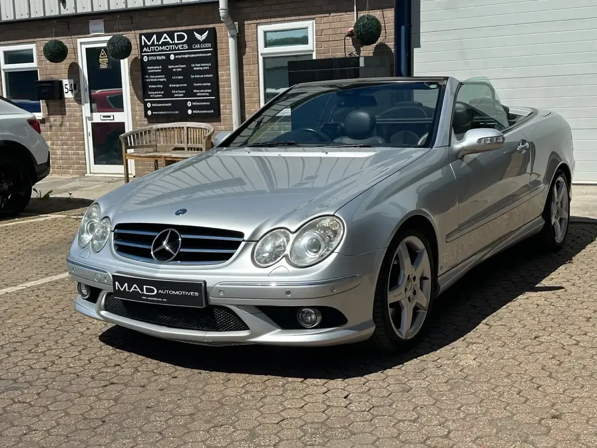 Used Mercedes CLK280 2008 Silver Cabriolet
