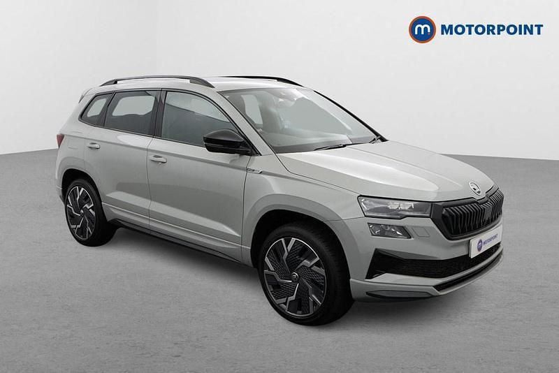 Grey Used 2023 Skoda Karoq SportLine SUV | £26,199 (Good price) - Image 1/4