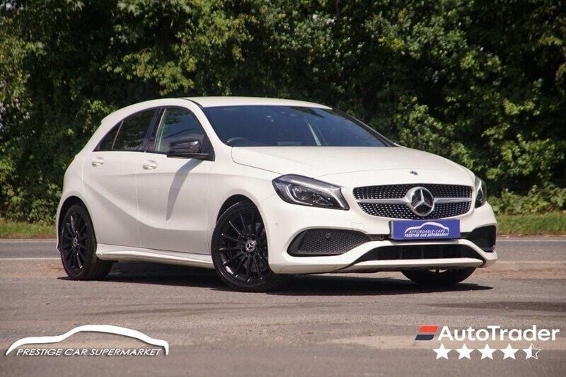 White Used 2018 Mercedes A180 AMG line Hatchback | £12,999 (Super price) - Image 1/4