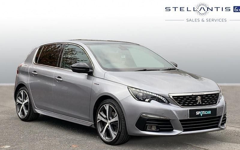 Grey Used 2019 Peugeot 308 GT-line Hatchback | £9,496 (Fair price) - Image 1/4