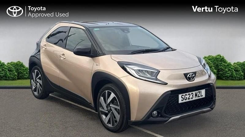 Beige Used 2023 Toyota Aygo Hatchback | £14,658 (Fair price) - Image 1/3