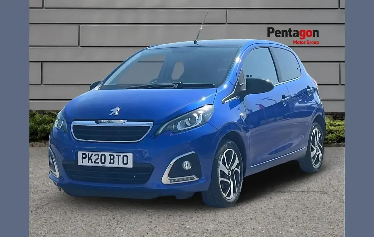 Used Peugeot 108 Allure 71 HP (52 kW) 2020 Blue Hatchback