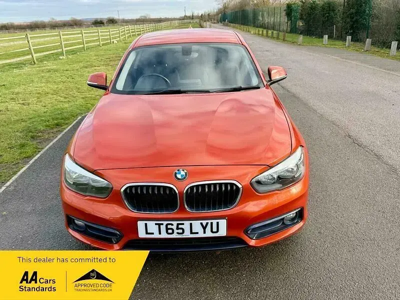 Used BMW 116 Sport Line 2015 Orange Hatchback