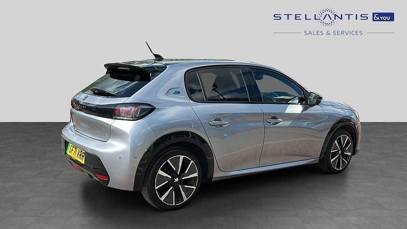 Used Peugeot e-208 Premium 98 kW (134 HP) 2021 Grey Hatchback