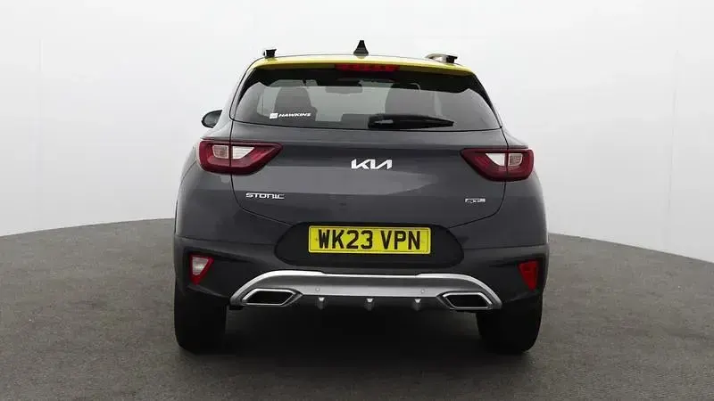 Used Kia Stonic GT-Line S 118 HP (86 kW) 2023 Storm grey with yellow roof SUV
