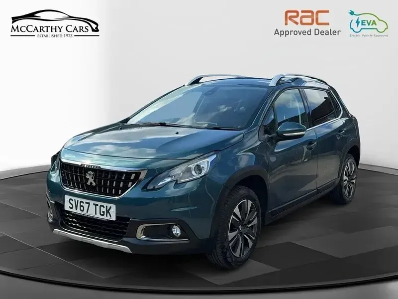 Begagnad Peugeot 2008 Allure 82 HK (60 kW) 2017 Grön SUV