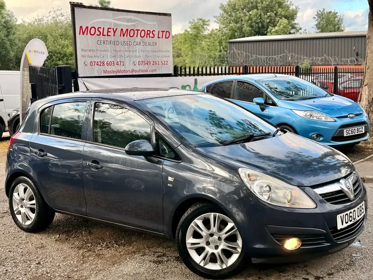 Used Vauxhall Corsa 90 HP (66 kW) 2010 Blue Hatchback