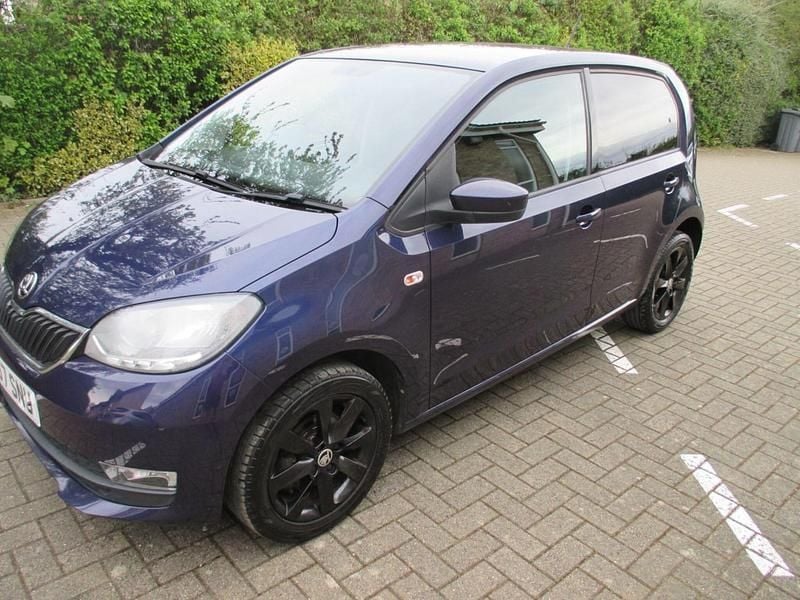 Used Skoda Citigo Colour Edition 60 HP (44 kW) 2017 Blue Hatchback