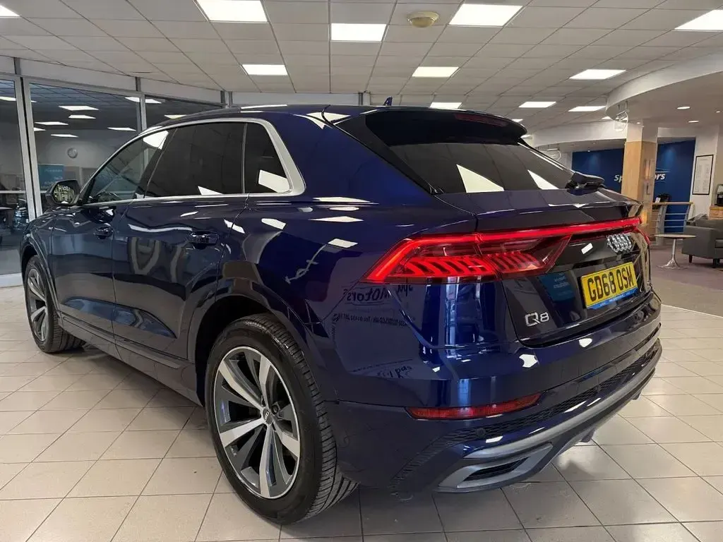 Used Audi Q8 S-Line 2019 Blue SUV