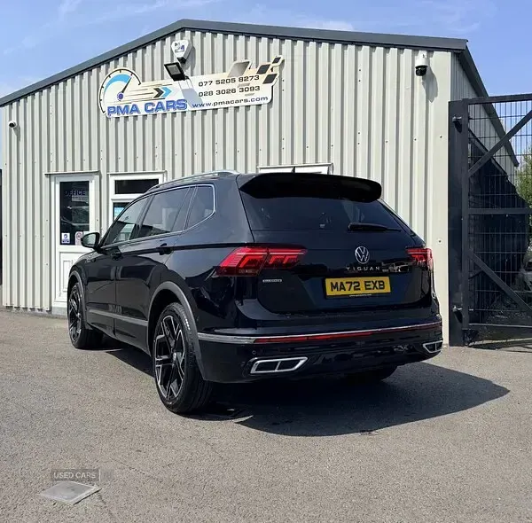 Used VW Tiguan Allspace R-line 150 HP (110 kW) 2022 Black SUV