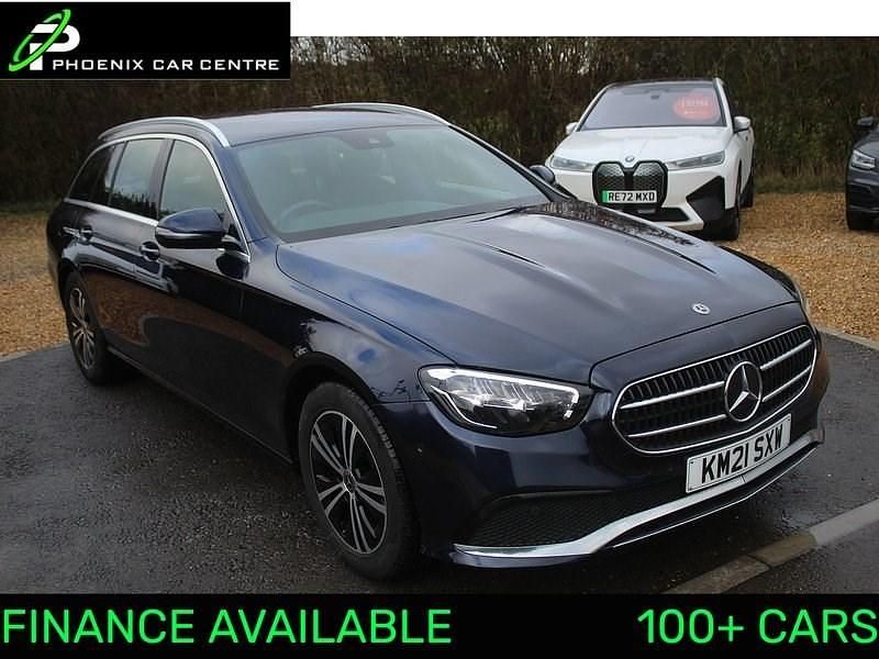 Used Mercedes E220 2021 Cavansite blue metallic Estate