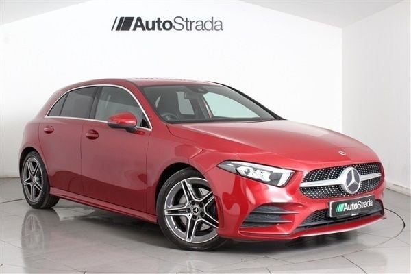 Red Used 2021 Mercedes A220 AMG line Hatchback | £19,995 (Good price) - Image 1/1