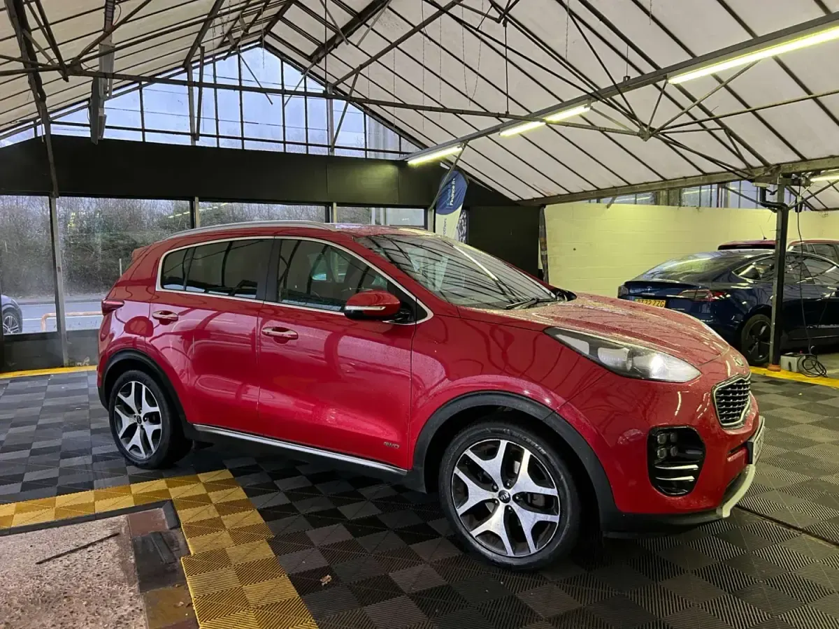 Begagnad Kia Sportage GT-Line 177 HK (130 kW) 2018 Röd SUV