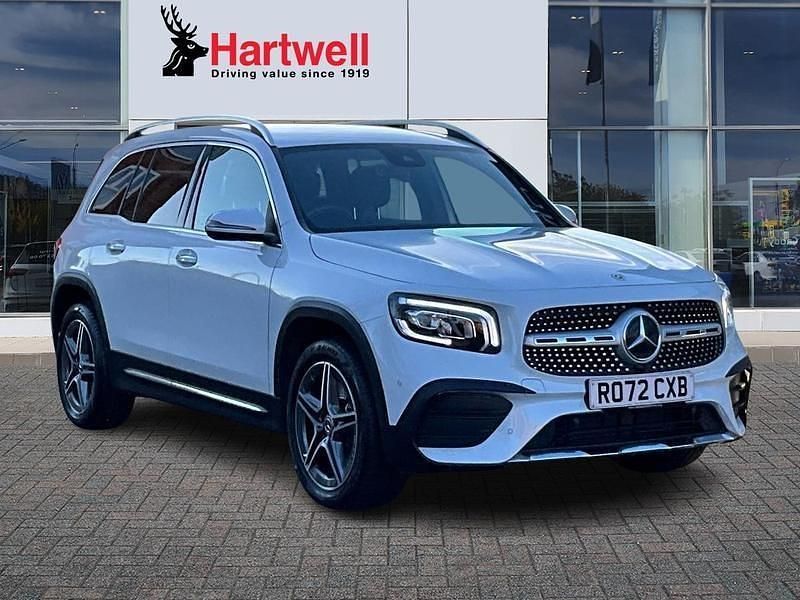 Digital white Used 2022 Mercedes GLB220 AMG line SUV | £29,299 (Fair price) - Image 1/3