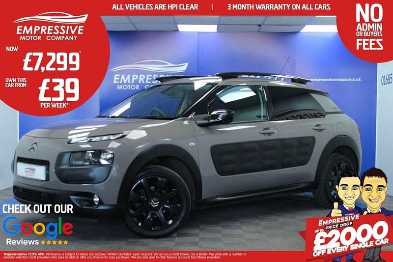 Grey Used 2017 Citroën C4 Cactus Flair Hatchback | £7,299 (A bit pricey) - Image 1/4