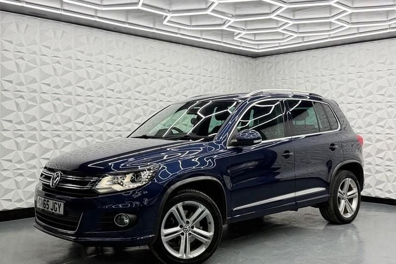Used VW Tiguan R-line 150 HP (110 kW) 2015 Blue SUV