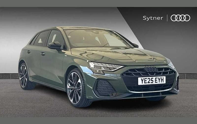 Green New 2025 Audi A3 Black Edition Hatchback | £37,000 (Good price) - Image 1/4