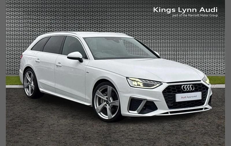 White Used 2023 Audi A4 S-Line Estate | £25,990 (Good price) - Image 1/4