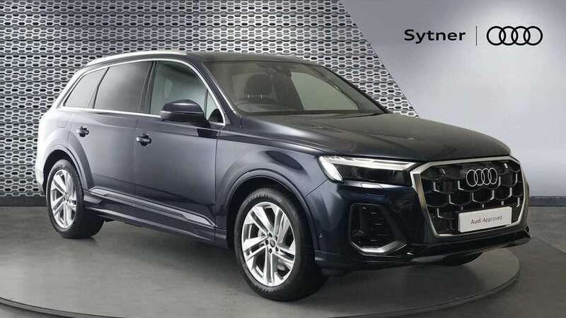 Blue Used 2024 Audi Q7 S-Line SUV | £52,500 (A bit pricey) - Image 1/4
