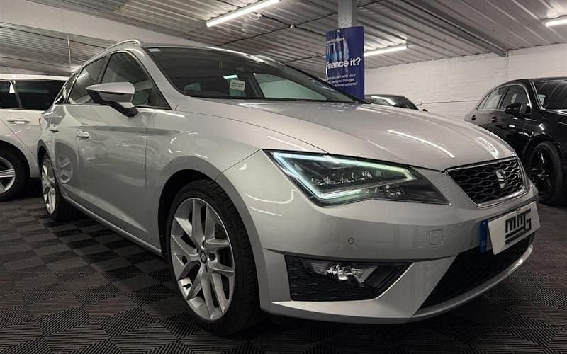 Begagnad Seat Leon FR 184 HK (135 kW) 2016 Silver Kombi