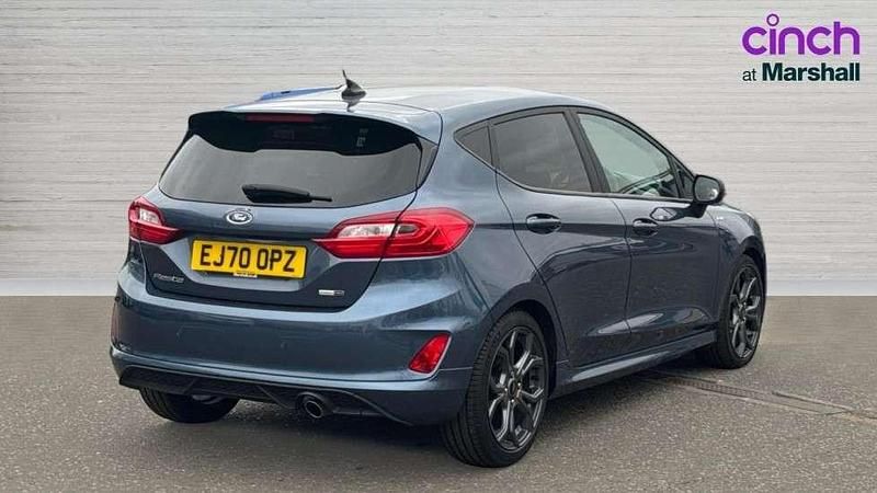 Used Ford Fiesta ST-Line 125 HP (91 kW) 2020 Blue Hatchback