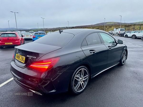 Used Mercedes CLA220 AMG line 177 HP (130 kW) 2018 Black Sedan